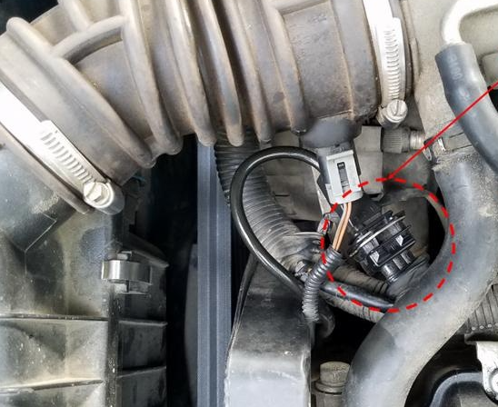 1998 jeep cherokee crankshaft position sensor location